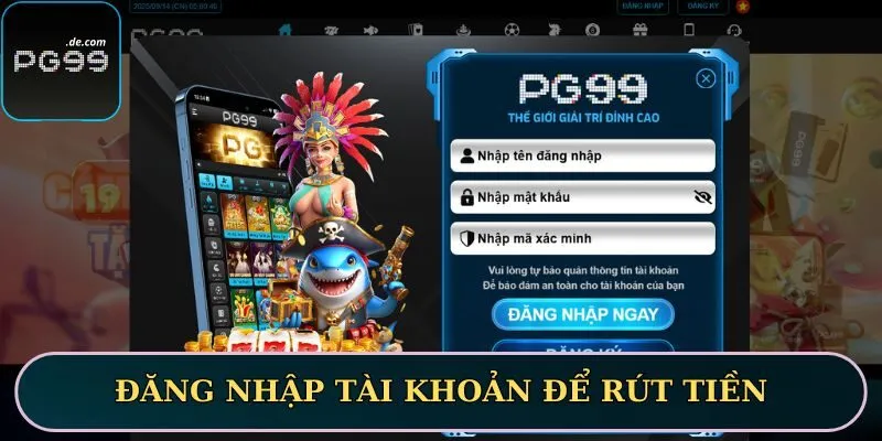 Đăng nhập tài khoản để tham gia thực hiện giao dịch